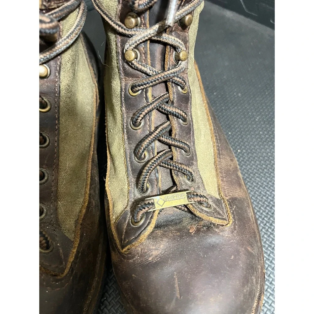 Danner Ridge Hiking Boots Mens 10.5‎ EE Wide Brown Green Gore-Tex Leather 34112